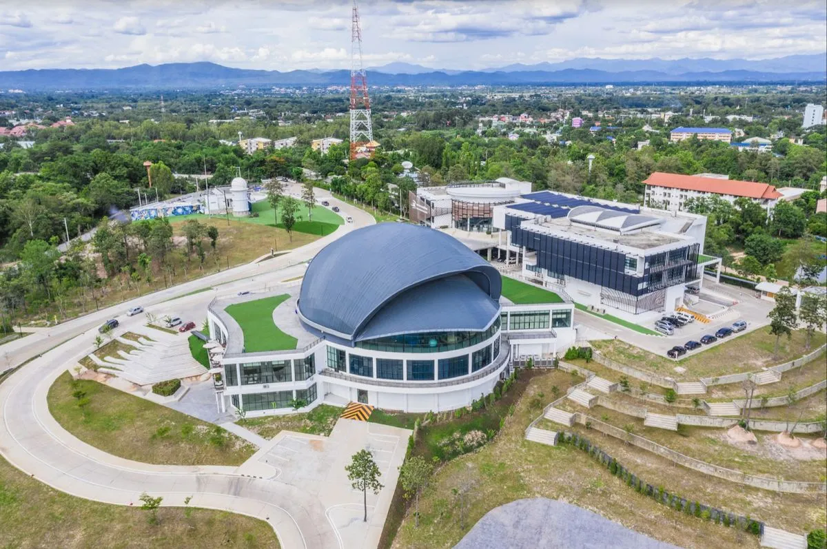 Four astronomical observatory parks in four regions