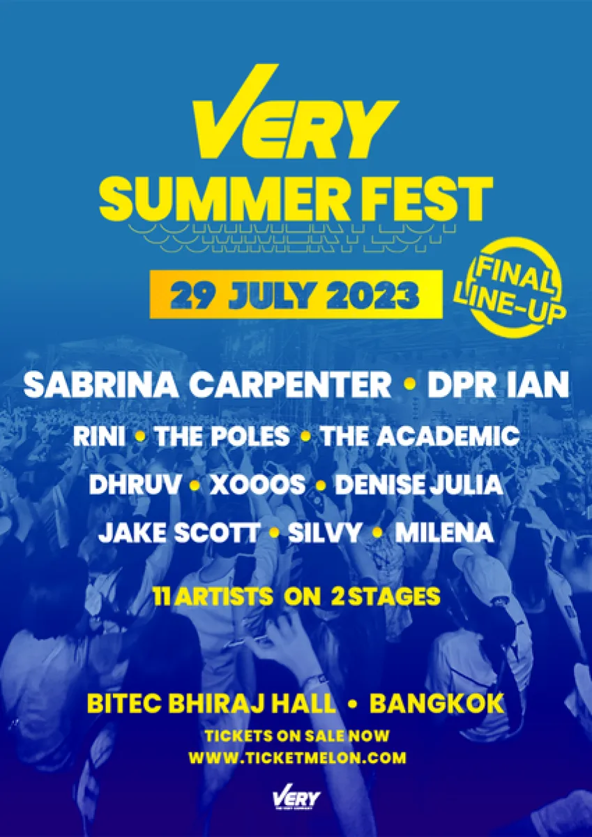 タイ観光カレンダーVERY Summer Festival 2023 (Bangkok, Thailand)
