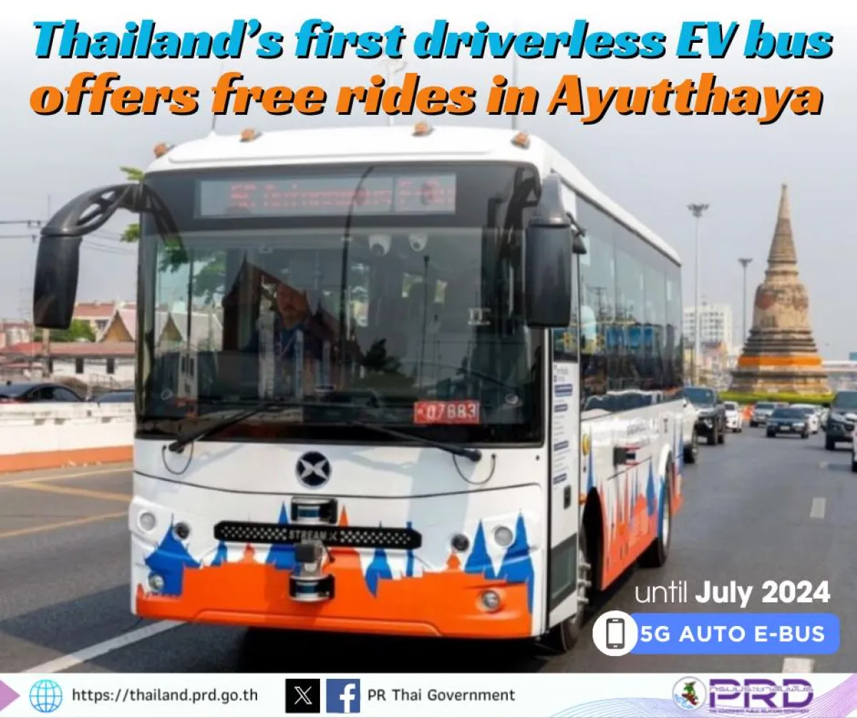 Thailand’s first driverless EV...