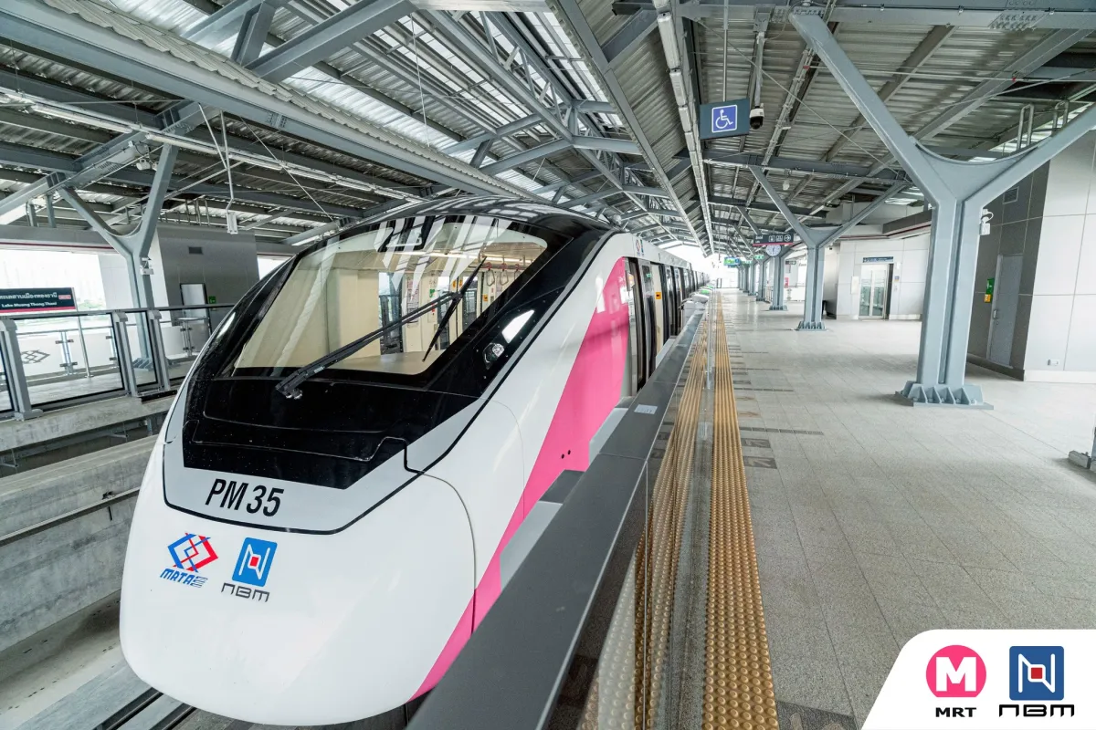 モノレール路線（MRT）ピンクラインの延伸区間、無料試験運行が開始
