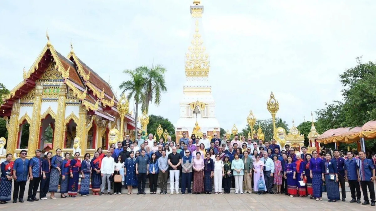 タイ文化省は、外務省やナコンパノム県の関係機関と連携し、六月二十六日から二十八日まで、メコン川沿いの美しい歴史と文化を誇るナコンパノム県で、各国の大使を招いた特別イベントを開催しました。