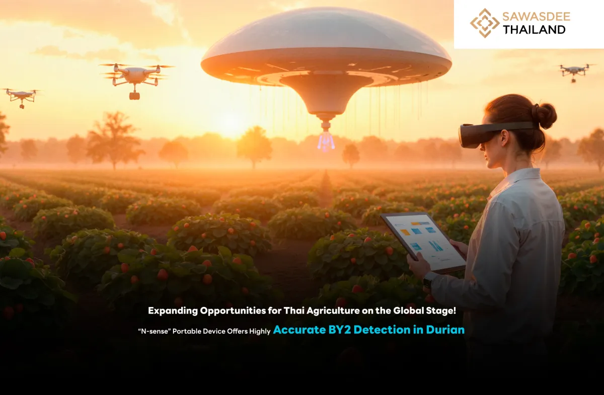 Expanding Opportunities for Thai Agriculture on the Global Stage!  “N-sense” Portable Device Offers Highly Accurate BY2 Detection in Durian