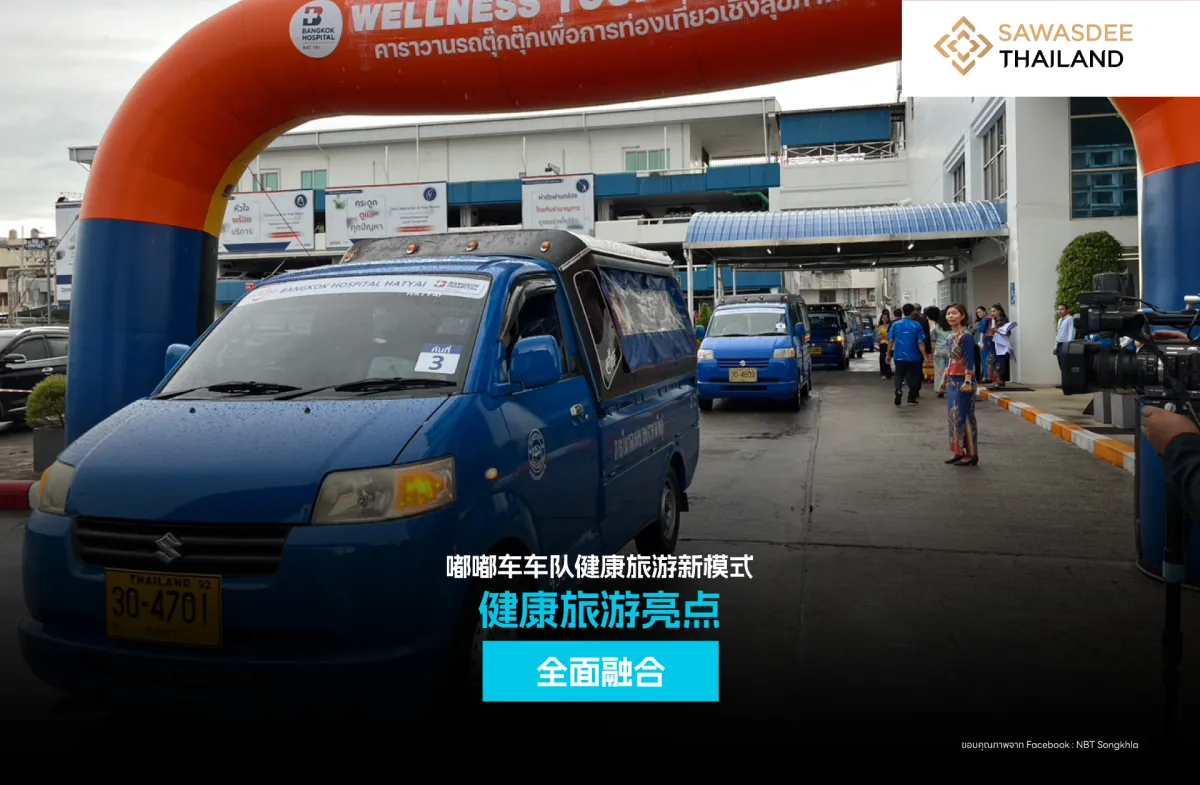 嘟嘟车车队健康旅游新模式 一站式健康旅游模式