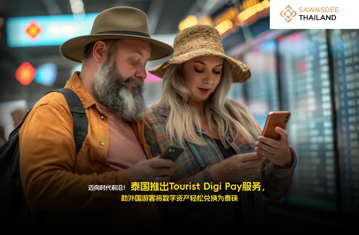 迈向时代前沿！泰国推出Tourist Digi Pay服务，助外国游客将数字资产轻松兑换为泰铢