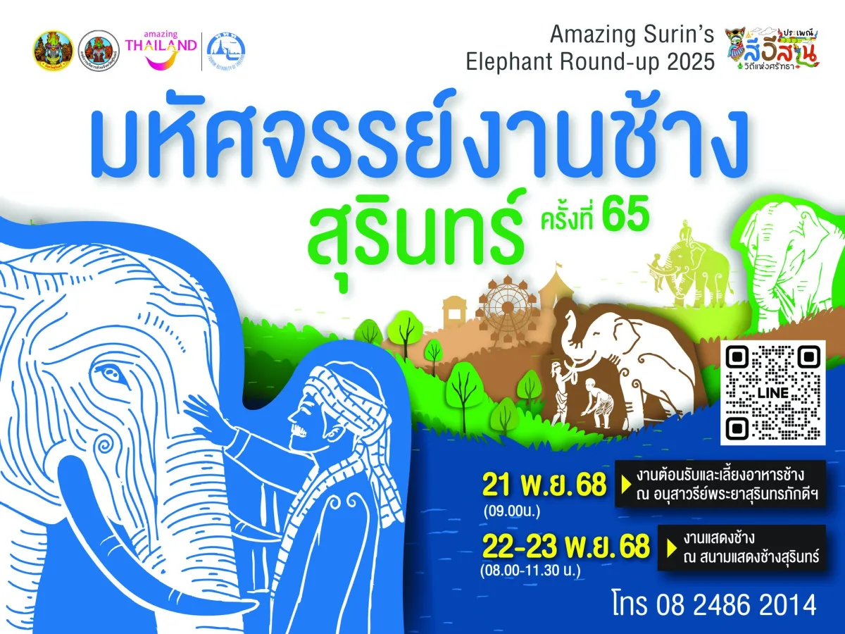 มหัศจรรย์งานช้างสุรินทร์ ประจำปี 2568