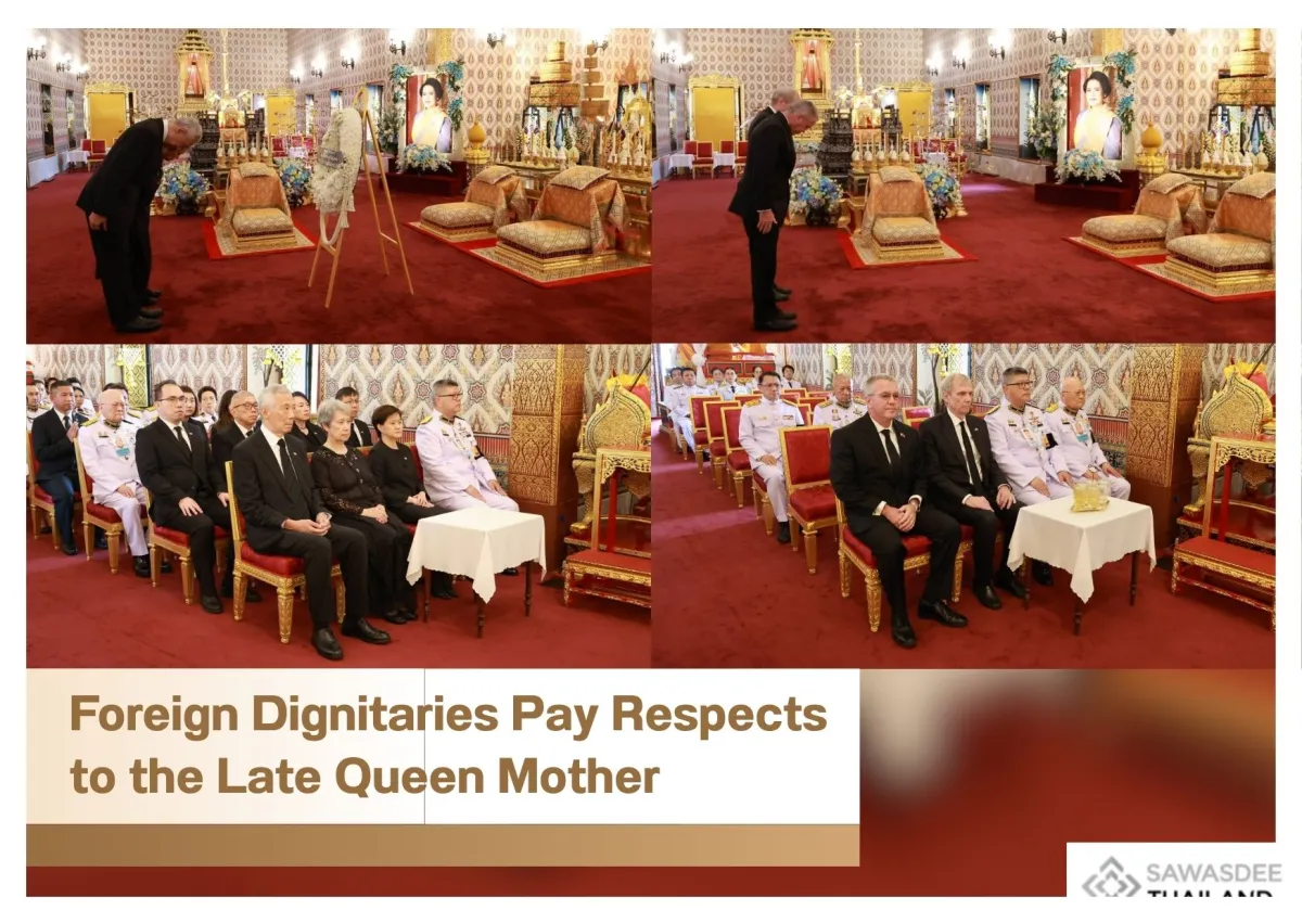 Foreign Dignitaries Pay Respects to the Late Queen Mother