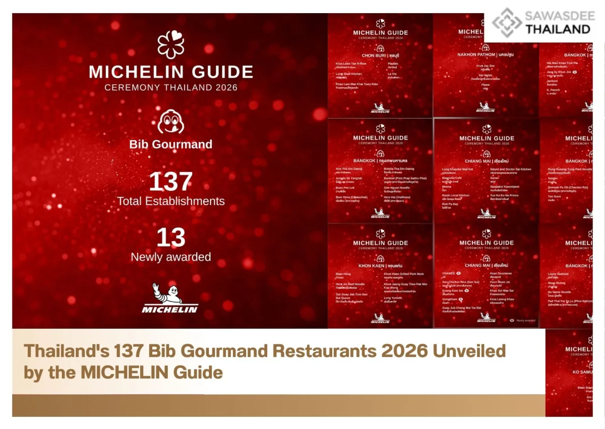 Thailand's 137 Bib Gourmand Restaurants 2026 Unveiled by the MICHELIN Guide