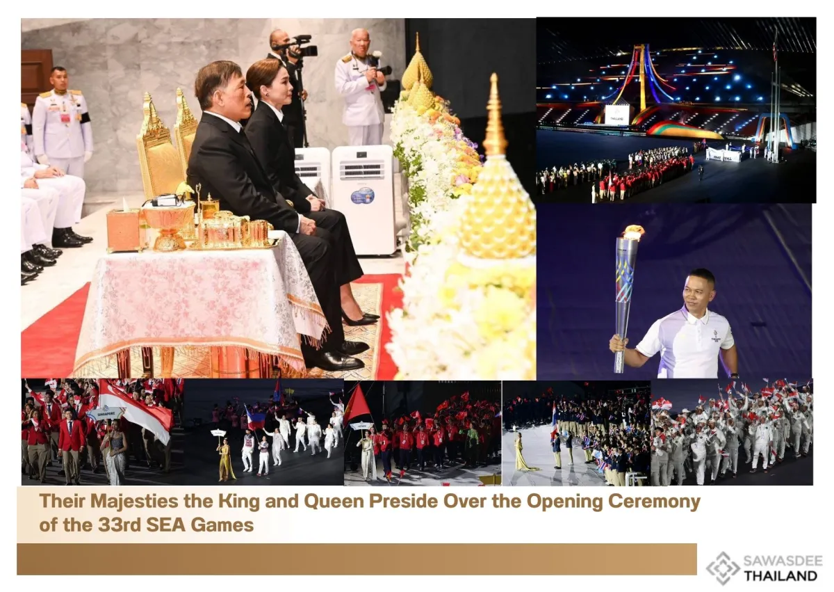 Their Majesties the King and Queen Preside Over the Opening Ceremony of the 33rd SEA Games