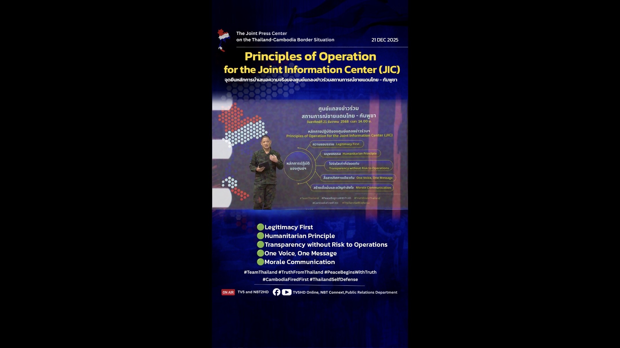 Principles of Operation for the Joint Information Center (JIC)