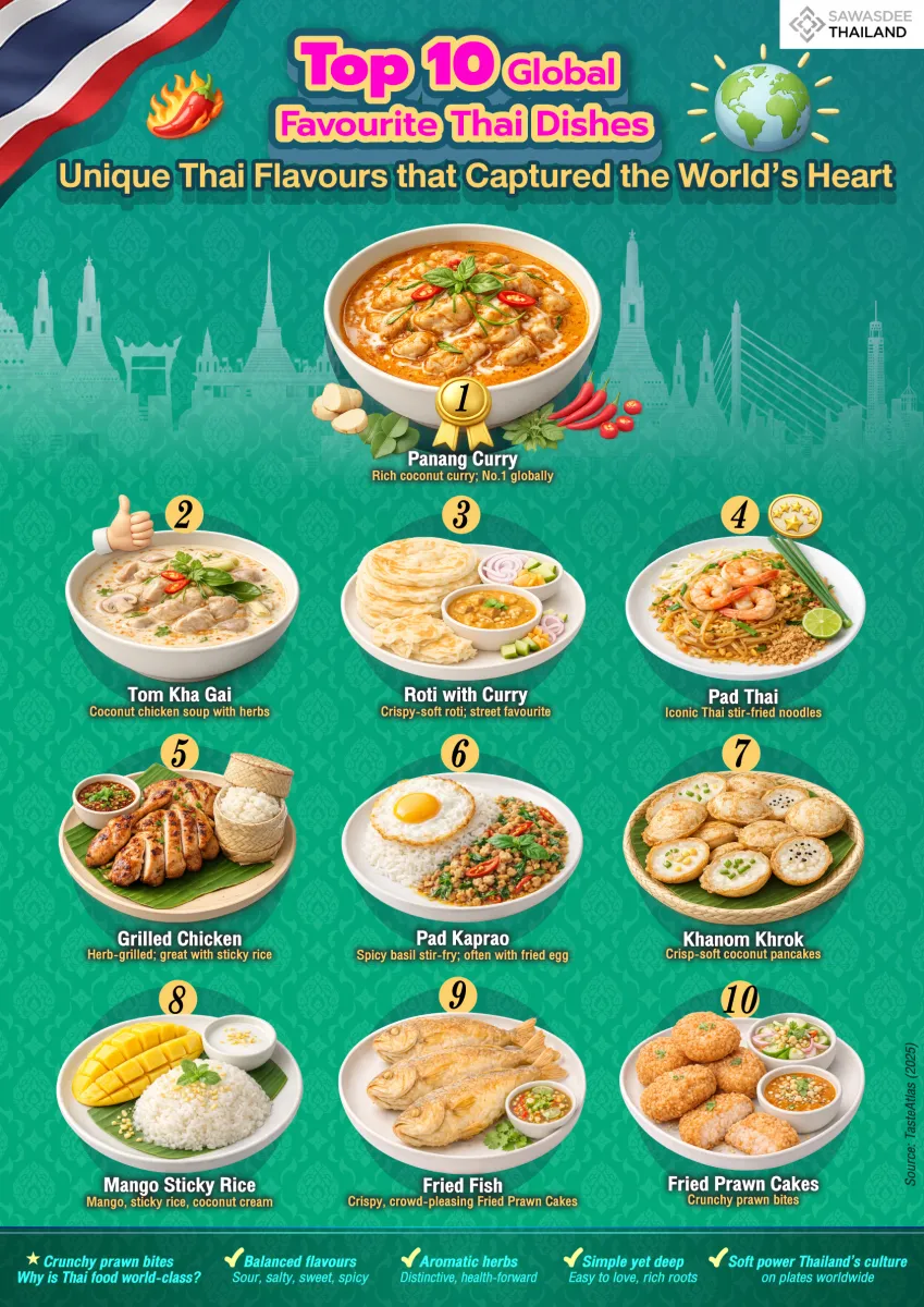 Top 10 Global Favorite Thai Di...