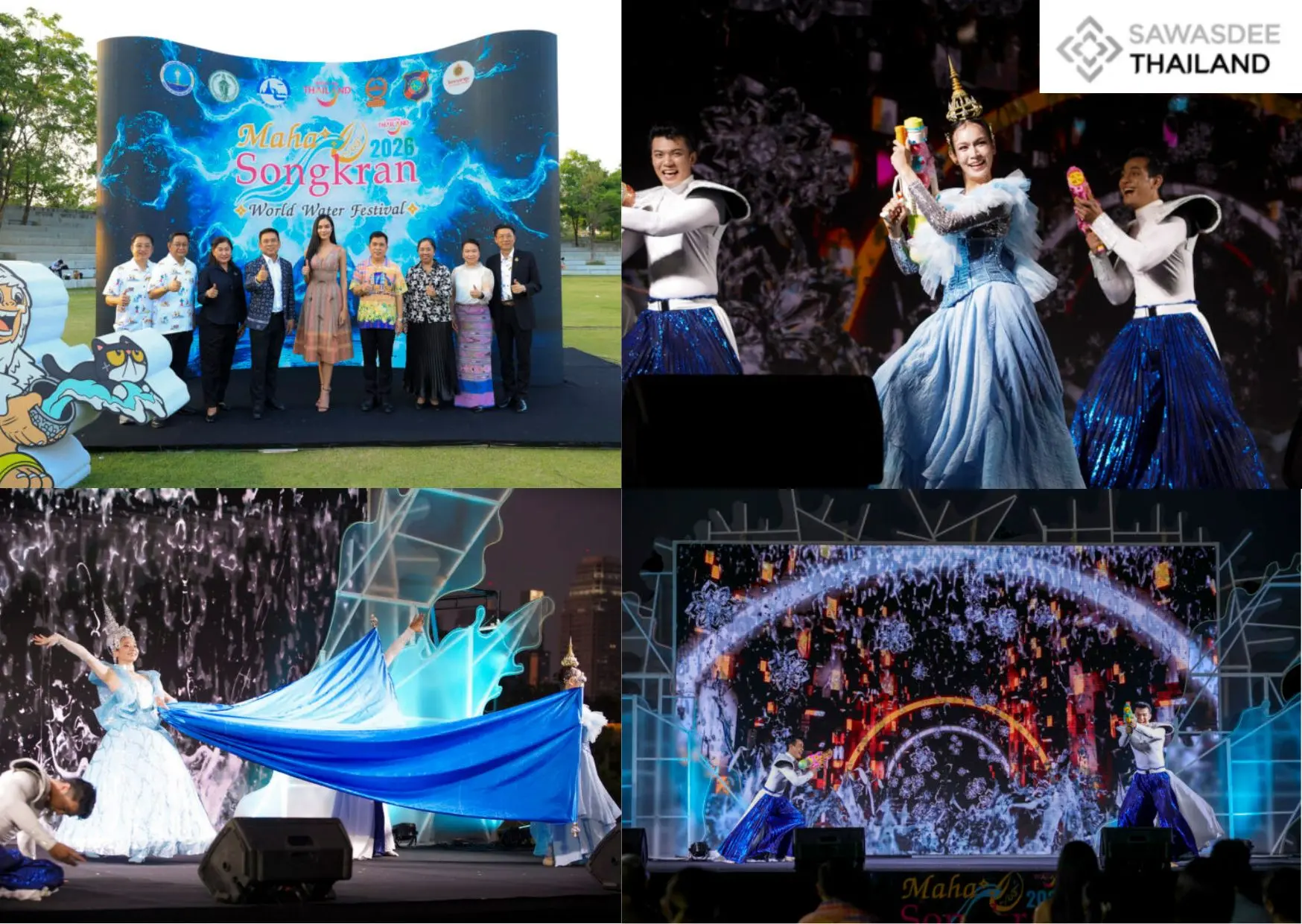 Thailand to host Maha Songkran World Water Festival 2026 with Saneh Art by Songkran Festival