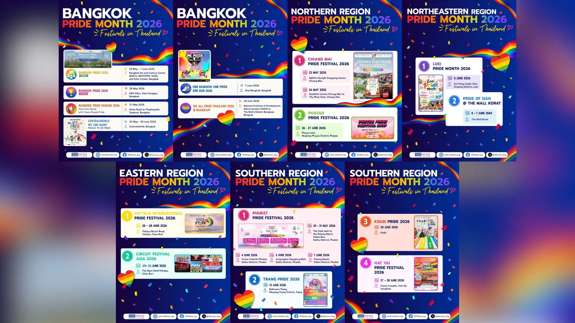 Pride Month Festivals 2026 in Thailand