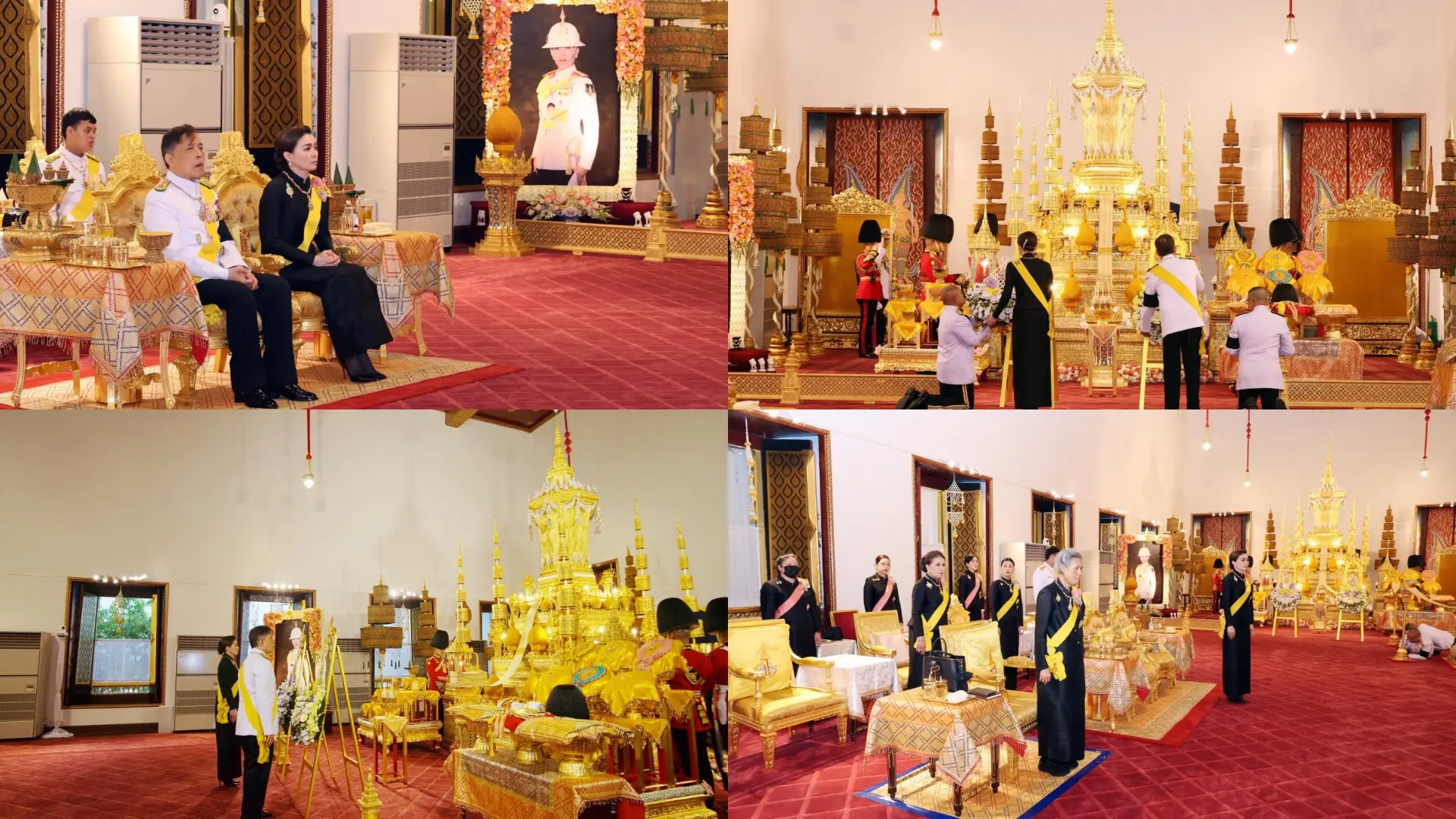 Their Majesties the King and Queen Presides over Royal Religious Ceremony for HRH Princess Bajrakitiyabha