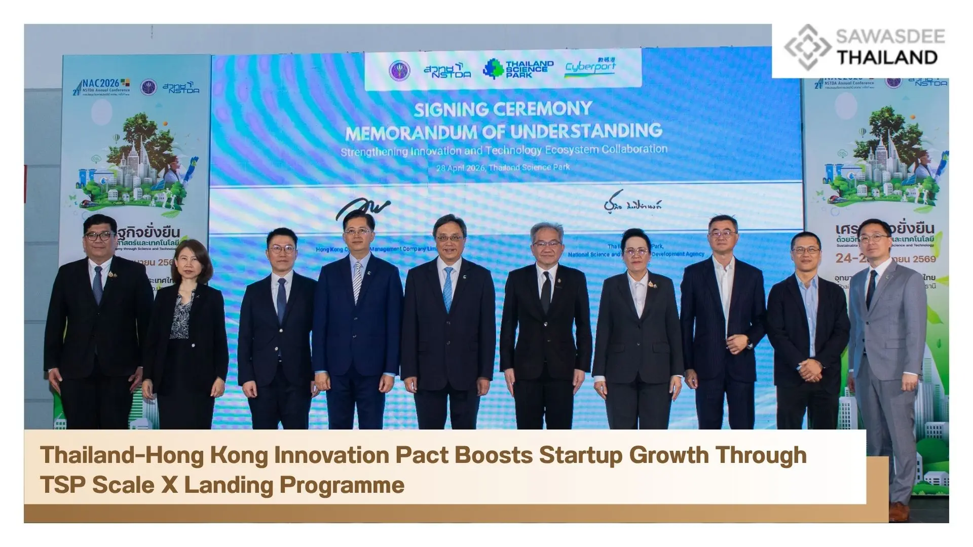 Thailand–Hong Kong Innovation Pact Boosts Startup Growth Through TSP Scale X Landing Programme