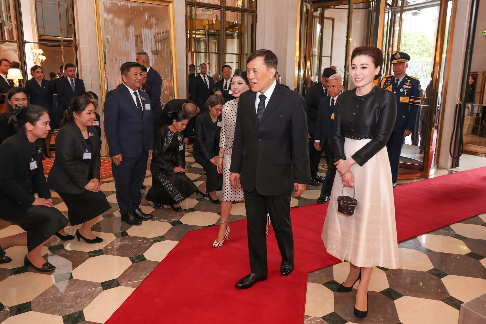 Thai King and Queen Arrive in...
