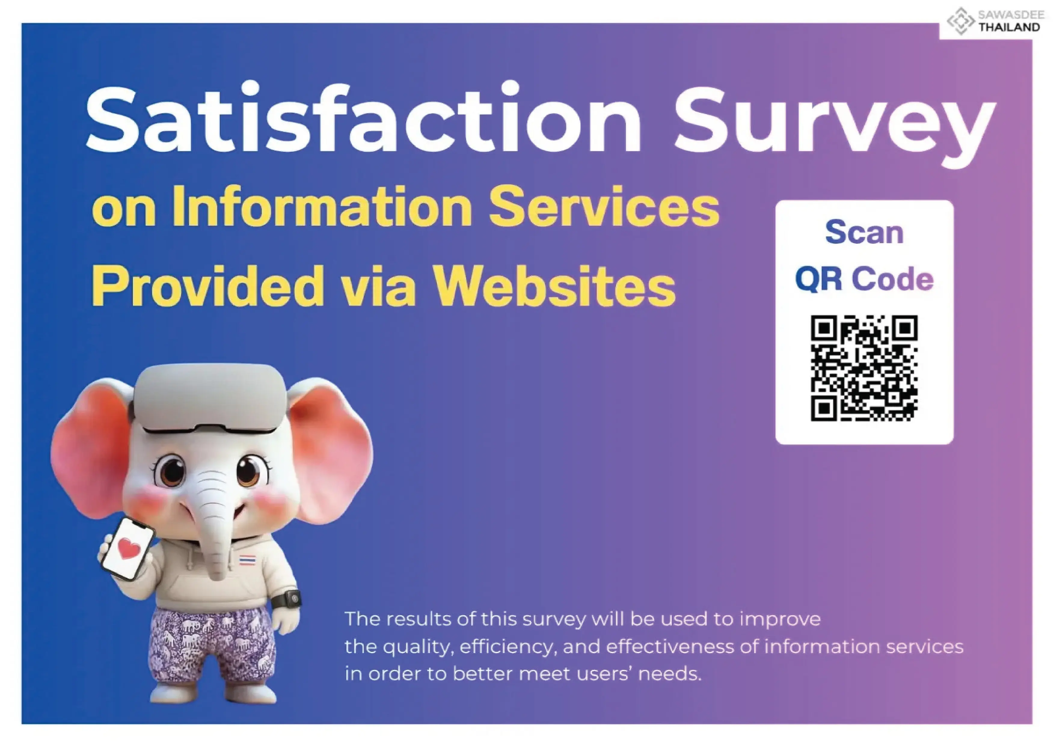 Satisfaction Survey on Information Services Provided via Websites