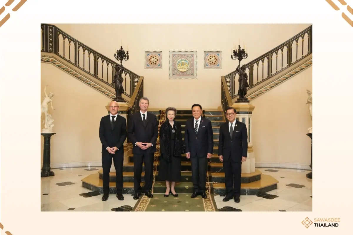 The Princess Royal meets with Prime Minister Anutin Charnvirakul at Government House