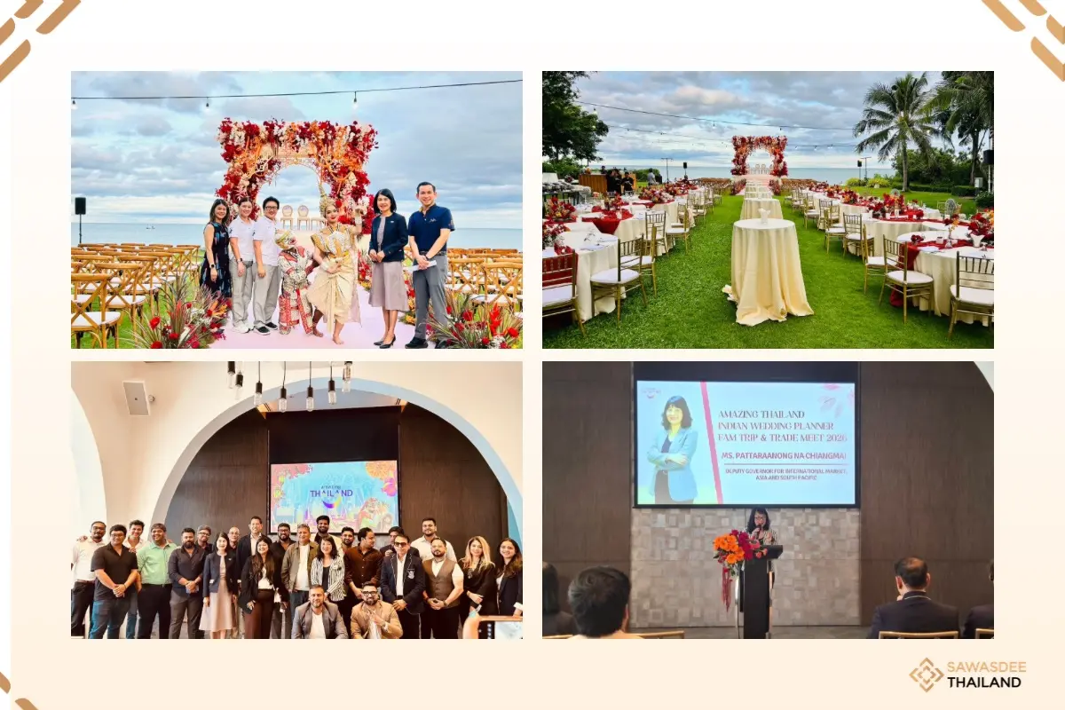TAT Welcomes Indian Wedding Planners to Phetchaburi and Hua Hin, Tapping into India’s Wedding and Celebration Market