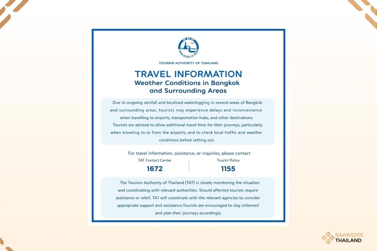 Travel Information: Weather Conditions in Bangkok and Surrounding Areas