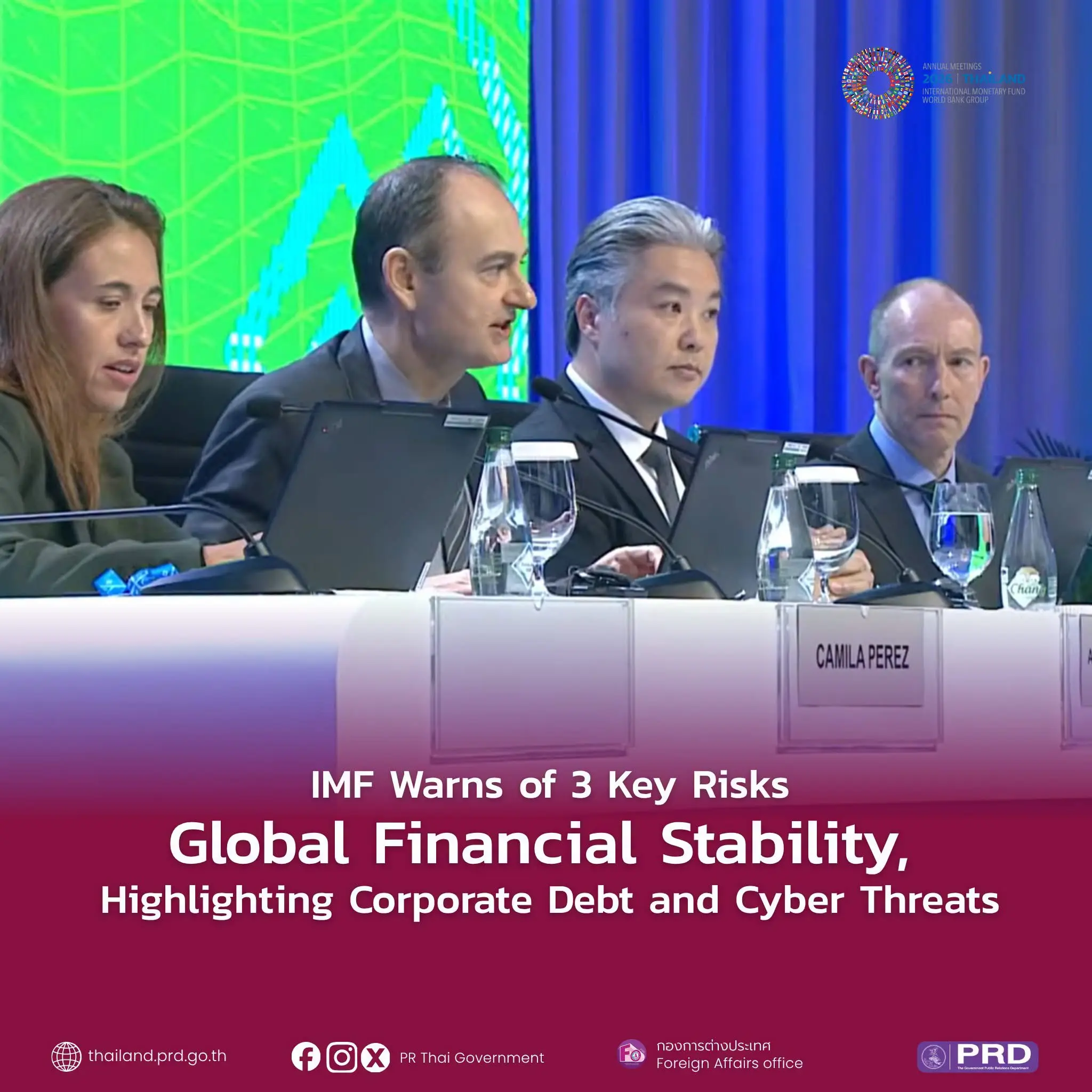 IMF Warns of 3 Key Risks to Gl...
