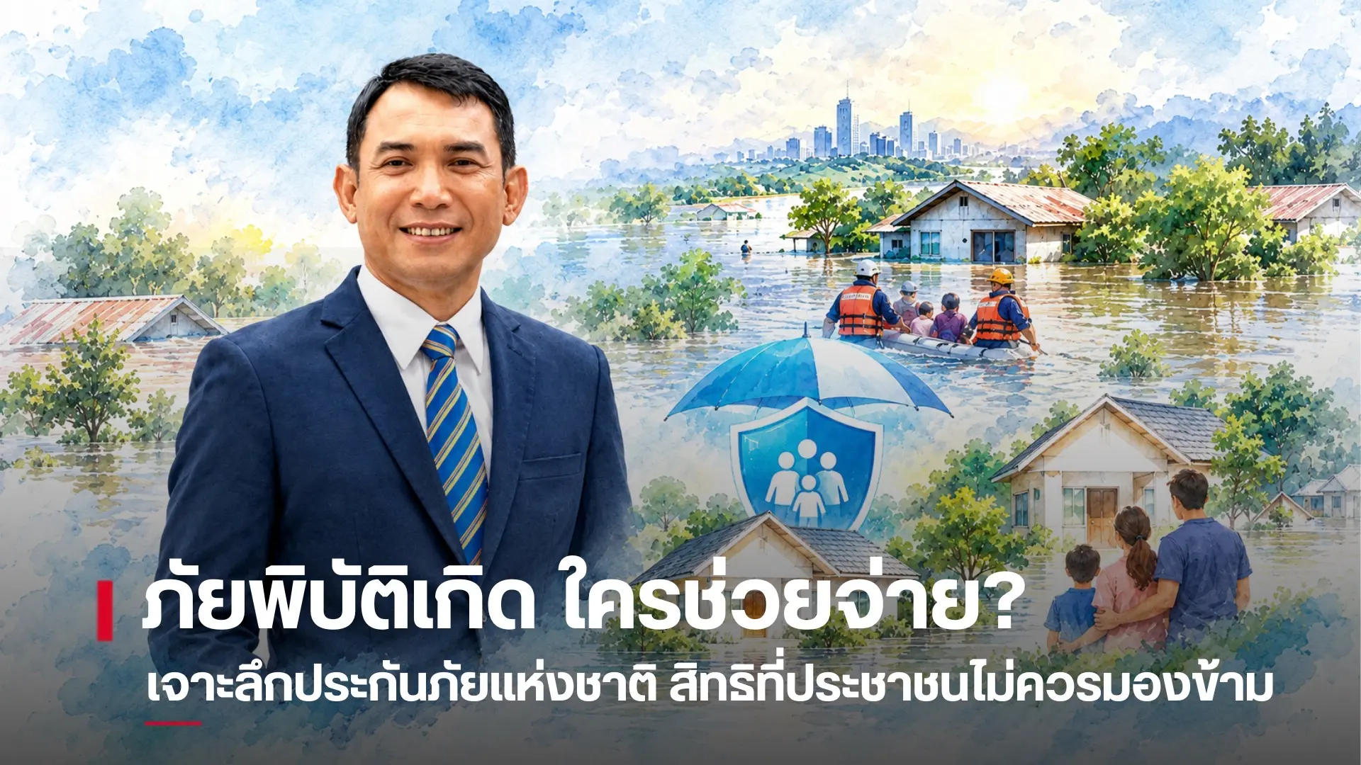 ภัยพิบัติเกิด ใครช่วยจ่าย? เจา...