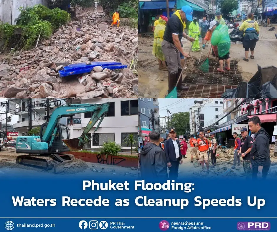 Phuket Flooding: Waters Recede as Cleanup Speeds Up