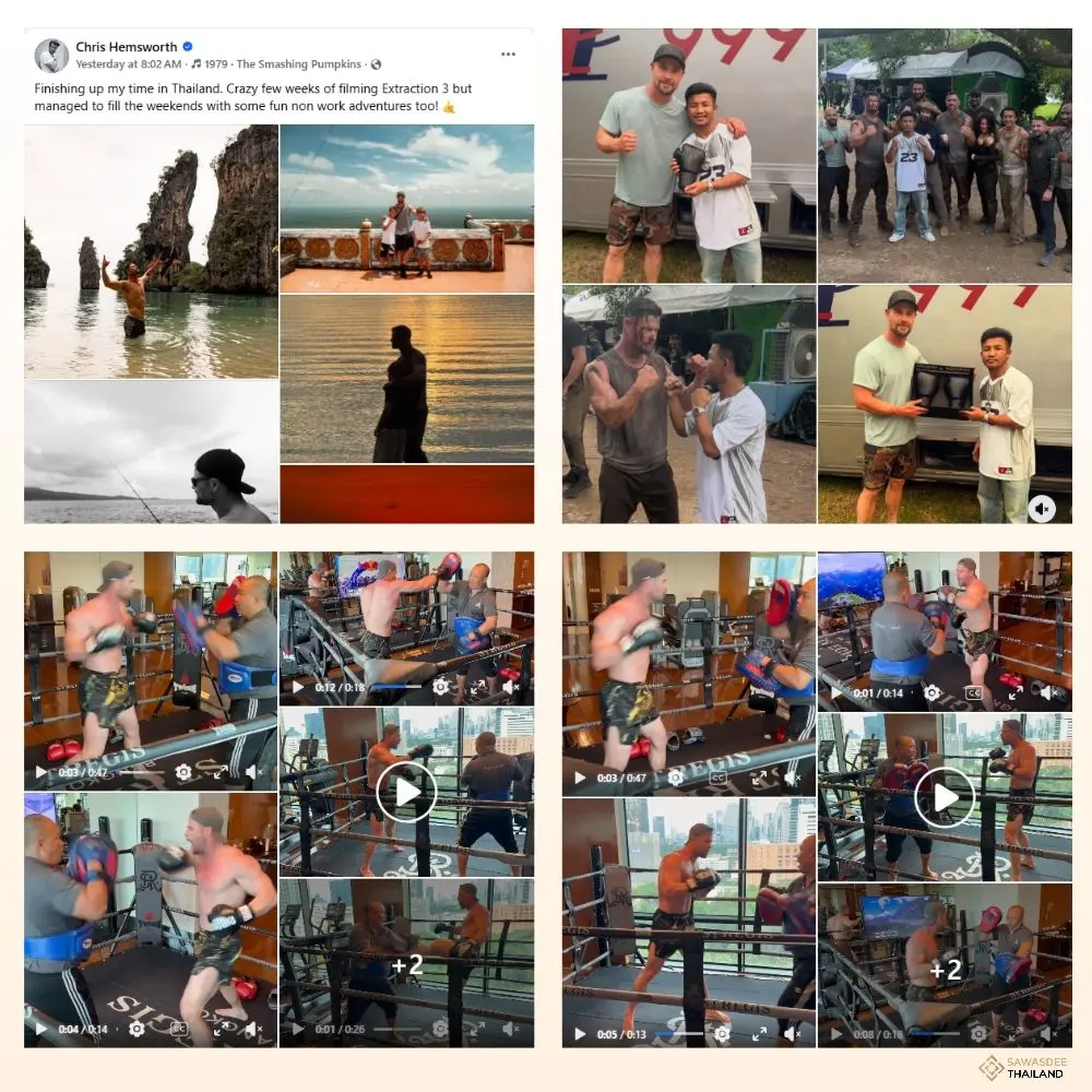 Chris Hemsworth Shares Photos...