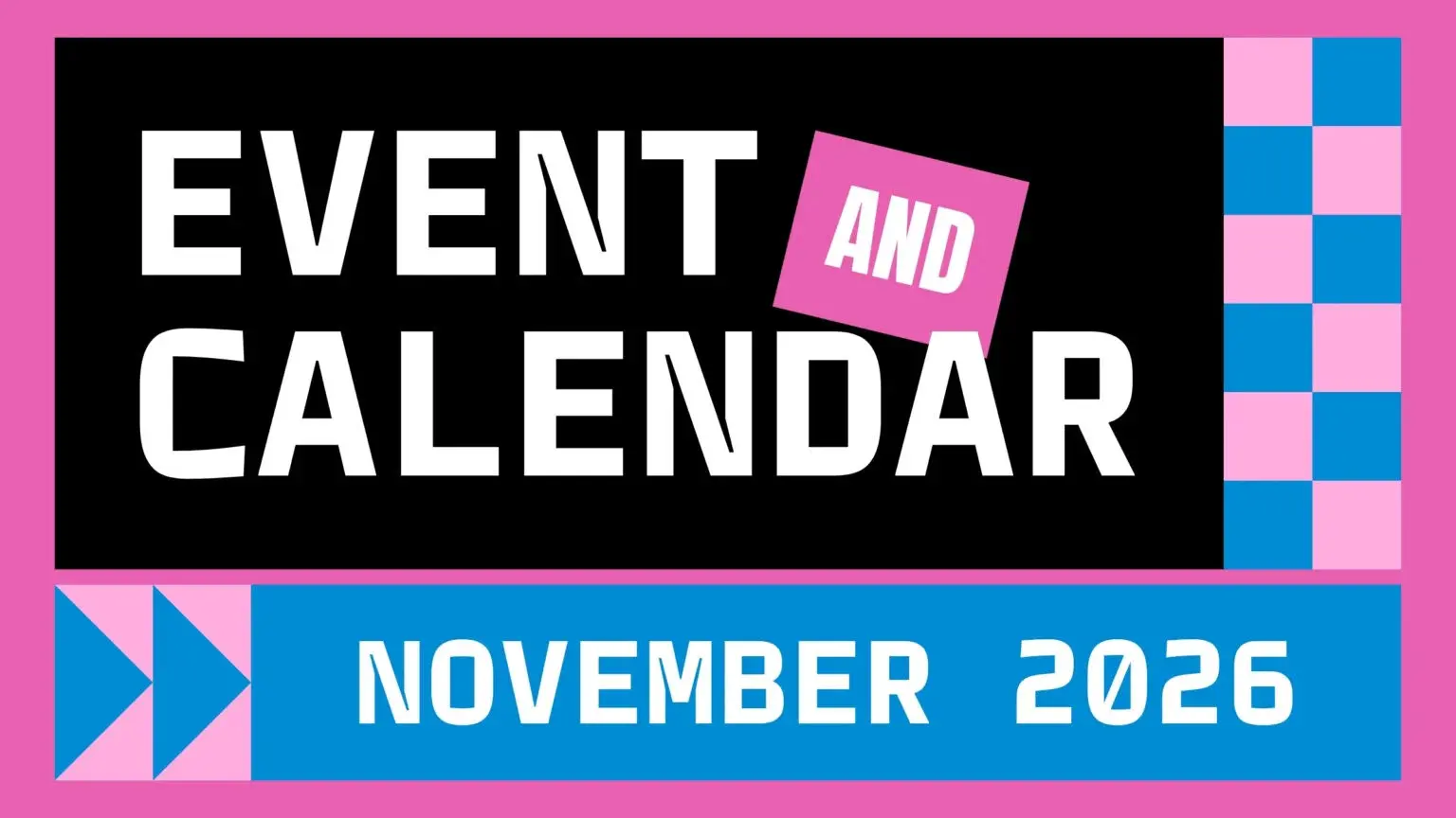 November Event and Calendar