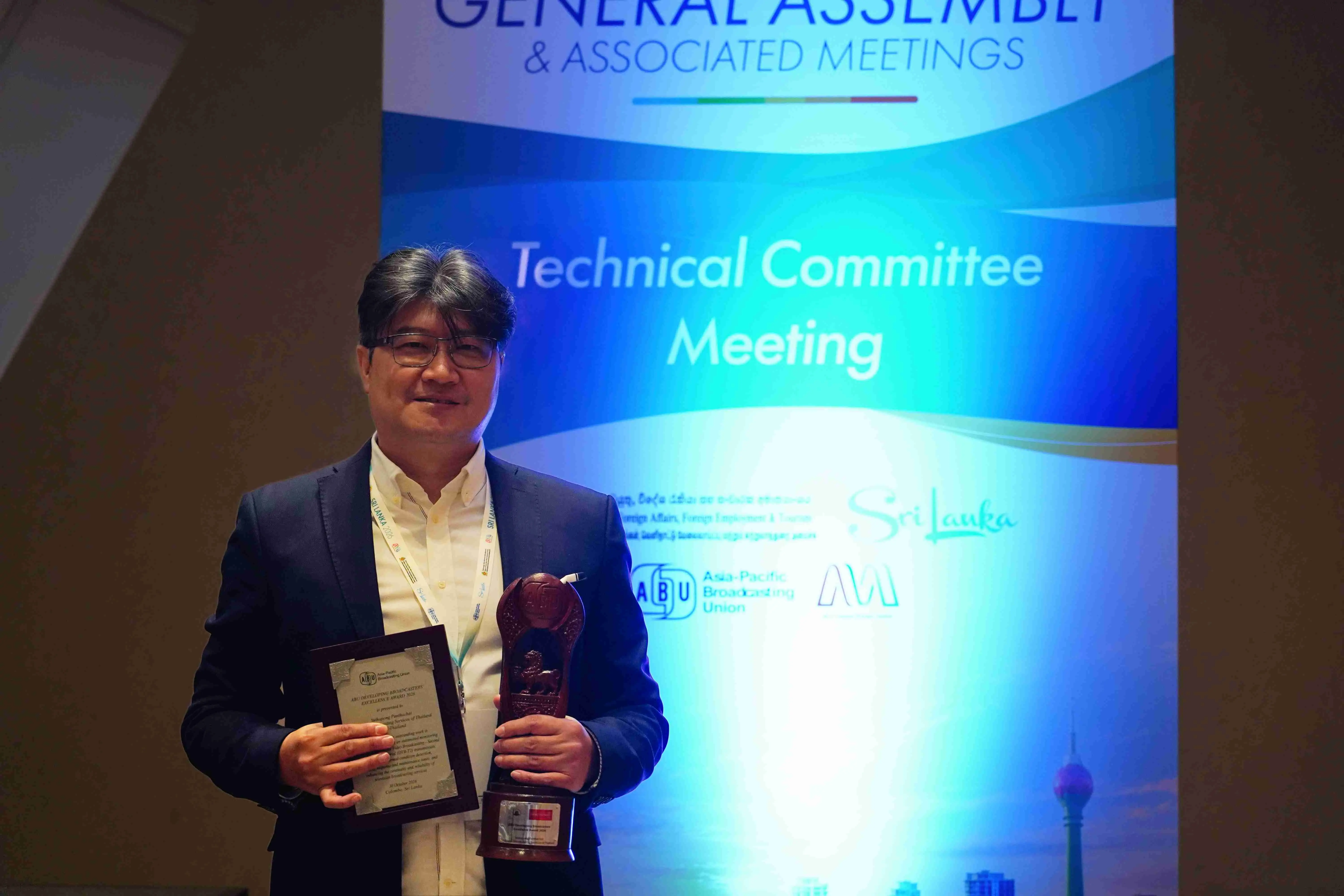 Thailand’s Government Media Agency Wins International Engineering Award from Asia-Pacific Broadcasting Union