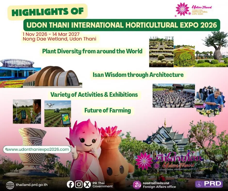 Highlights of Udon Thani International Horticultural Expo 2026
